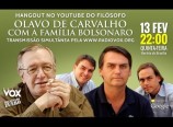Olavo de Carvalho e Família Bolsonaro [Hangout]
