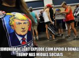 Comunidade LGBT explode com apoio a Donald Trump nas mídias sociais