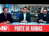 Debate sobre porte de armas da Jovem Pam