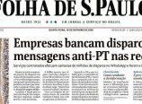 Não há provas que sustentem a reportagem da Folha a respeito de Bolsonaro