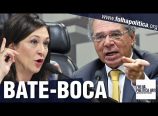 Bate-boca entre Paulo Guedes e Kátia Abreu