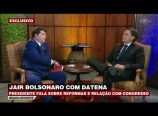Datena entrevista o presidente Jair Bolsonaro (27/03/2019)