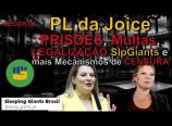 Censura, multas, prisões e legalização de Sleeping Giants: Joice está em todas